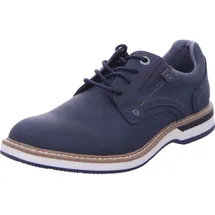 S.Oliver Herren Schnürschuhe Freizeit Elegant, Blau 44 EU - 44 EU