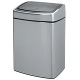 Brabantia Touch Abfallbehälter 10 l Silber