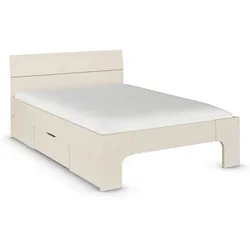rauch Bett »Frieda« - 145x210x90cm - beige - Holz / Holz