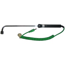 Peaktech Typ-K Temperaturfühler, -50 bis 500 °C, Temperatursonde für Oberflächentemperatur, Durchmesser Sensor 14 mm, 1 Stück, P TF-30