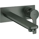 Grohe Lineare 2-Loch-Waschtischbatterie Hard Graphite