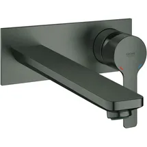 Grohe Lineare 2-Loch-Waschtischbatterie Hard Graphite