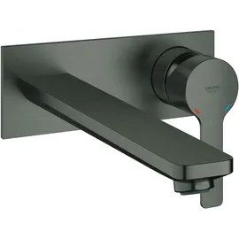 Grohe Lineare 2-Loch-Waschtischbatterie Hard Graphite