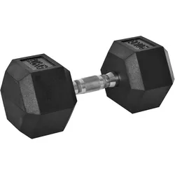 HOMCOM Gummi-Hantel Metall, Gummi