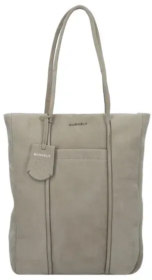 Burkely Still Selene Schultertasche Leder 30 cm  grün