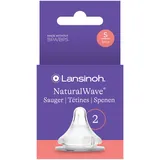 Lansinoh Sauger Gr. S - langsamer Milchfluss - ab dem 1. Monat, 2 Stück