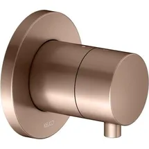 Keuco IXMO Umstellventil Unterputzmodell für 2 Verbraucher mit Comfort Griff rotgold gebürstet 59556291001