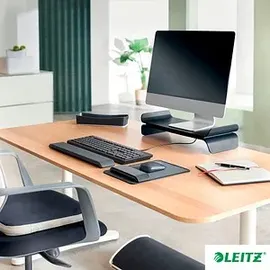 Leitz Mousepad mit Handgelenkauflage dunkelgrau