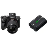 Sony Alpha 7 IV | Spiegellose Vollformatkamera für Experten inkl. SEL2870 (33 Megapixel, Echtzeitfokus, Burst mit 10 Bildern pro Sekunde, 4K 60p-Video, einstellbarer Voll-Touchscreen) + Zusatz Akku