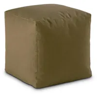 Amago home Sitzhocker Outdoorf Sitzwürfel 45x45x45cm Fußhocker Bodenkissen Garten