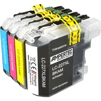Ampertec 4 Kompatible Tinten ersetzt Brother LC-227XL 225XL Multipack