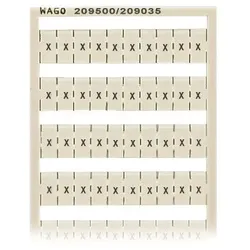 WAGO WSB-Beschriftungskarte 209-500/209-035