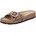 ROHDE Pantolette aus Leder mit Leopardenmuster und Strass D.Soave 5417, Größe:41 EU, Farbe:Beige - 41