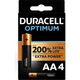 Duracell Optimum Mignon AA, 4er-Pack