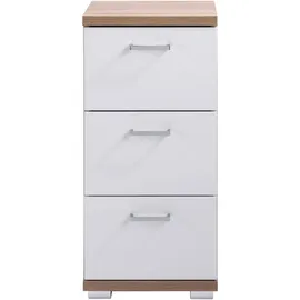 byLIVING Nebraska Badkommode 35,5 x 74 x 31,5 cm Beige/Weiß