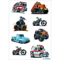 HERMA Aufkleber American Cars