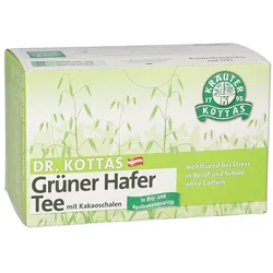 DR.KOTTAS grüner Hafertee mit Kakaoschalen Fbtl.