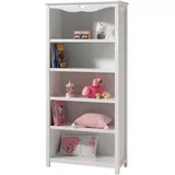 58 aufm Kessel Kamila Standregal 90 x 40 x 190 cm Weiß