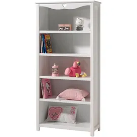 58 aufm Kessel Kamila Standregal 90 x 40 x 190 cm Weiß