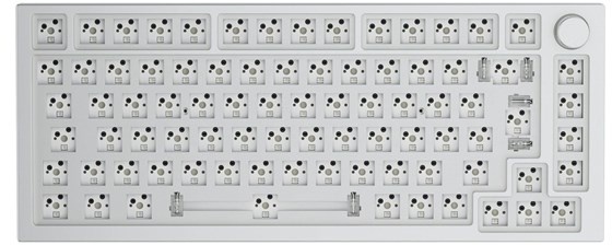 GMMK PRO 75% Barebone - ISO - White Ice - Gaming Tastaturen - ohne Numpad - Universal - Weiss