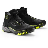 Alpinestars CR-X Drystar Schwarz/Dunkelgrau/Neongelb 45,5
