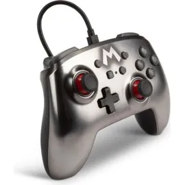 PowerA Mario Silver Controller silber Nintendo Switch
