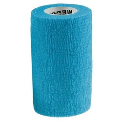 meDDio Bandage 1/3/6 Haftbandagen Größe+Farbe wählbar, 1 Stück 10 cm light blue blau