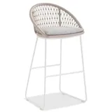 Niehoff Roveda Barstuhl 54,5 x 51,5 x 103 cm beige