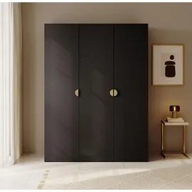 Selsey Kleiderschrank, schwarz - Schwarz