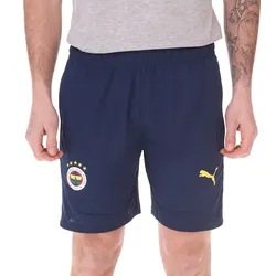 PUMA Fenerbahce Istanbul Trainingshose Herren Sport-Shorts Fußball Fan-Bermuda mit DryCell 778161 12 Blau - S