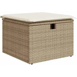 vidaXL Garten-Lounge-Set 2-tlg. beige