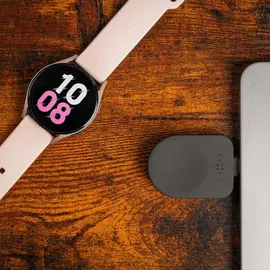 FIXED Fixed USB-C Charging Adapter for Samsung Galaxy Watch compatible with Powerstation Uni | Black - Schwarz