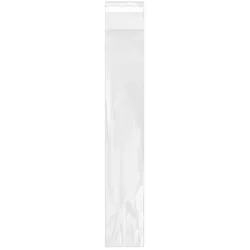 MONOUSO - Flachbeutel BOPP mit Falte Klebstoff 7x40cm G160 (100 Stück)