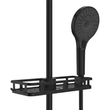 Wenko Duschablage Libertà Schwarz Matt 28,5 x 4 x 11,5 cm, - schwarz, - WENKO