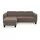 sit&more Ecksofa SIT & MORE "Belluci L-Form", grau (taupe), B:247cm H:85cm T:170cm, Sofas, Ecksofa, inklusive Federkern, wahlweise mit Bettfunktion und Bettkasten