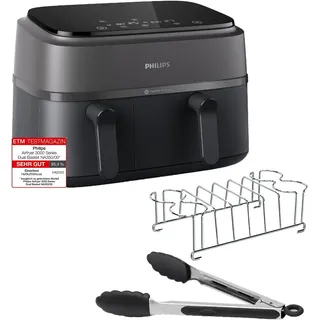 Dual Basket Airfryer NA350/03 inkl. Frühstücks-Kit
