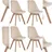 4 St. Samt creme/beige