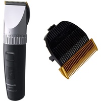 Panasonic ER-1512 Profi-Haarschneidemaschine für Akku-und Netzbetrieb | 1er Pack & X-Taper Blade DGP72,1611,1512 Schwarz Gold 1 Stück (1er Pack)
