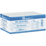 Diaprax Tuberkulinspritze 1 ml U100 ohne Kanüle Mediware