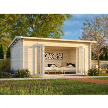 Palmako Ines Gartenhaus 4,80 x 3,00 m Braun