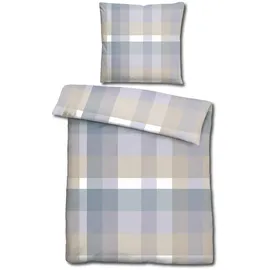 cloudcomfort Basic Mikrofaser Kariert 135 x 200 cm + 80 x 80 cm