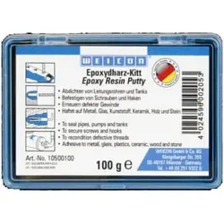 WEICON Epoxidharz-Kitt, knetbare Universal-Reparaturmasse, 100 g, grün