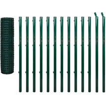vidaXL Weidezaun 25 x 170 cm Grün/Stahl