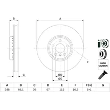 Bosch Bremsscheibe 0 986 479 F59