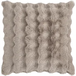 Kissenhülle ALINE taupe - braun