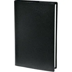 Buchkalender Minister 16x24cm Impala schwarz 2025