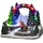 Konstsmide LED Szenerie Santa und Kinder 11 Bunte Dioden
