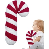 Christmas Candy Pillow | Weihnachtskissen Candy Kissen Dekokissen | Gefülltes Lebkuchenmann Kissen | 3D Creative Peppermint Candy Plush | Creative Red Spiral Lollipop Pillow | Candy Cane Shaped Pillow