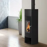 Kaminofen Schmitzker Cena Base Schwedenofen Stahl Schwarz 6,5 kW Holzofen Ofen