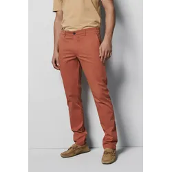 Chinos MEYER "Baumwollchino", Herren, Gr. 36, Länge 30, gelb (bernstein), 97% Baumwolle;3% Elasthan, unifarben, regular fit lang, Hosen, aus Biobaumwolle